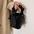 thumbnail image 4 of Chatgetd Women's Petal Bucket Bag Vintage Faux Leather Drawstring Handbag with Adjustable Strap Tote Shoulder Purse Crossbody Bag for Shopping Work, 4 of 8