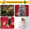 thumbnail image 3 of GFDYREE 2 Rolls Metallic Elastic Cords Stretch Cord Ribbon Metallic Tinsel Cord Rope for Craft Making Gift Wrapping, 1 mm 55 Yards (Gold and Silver), 3 of 7