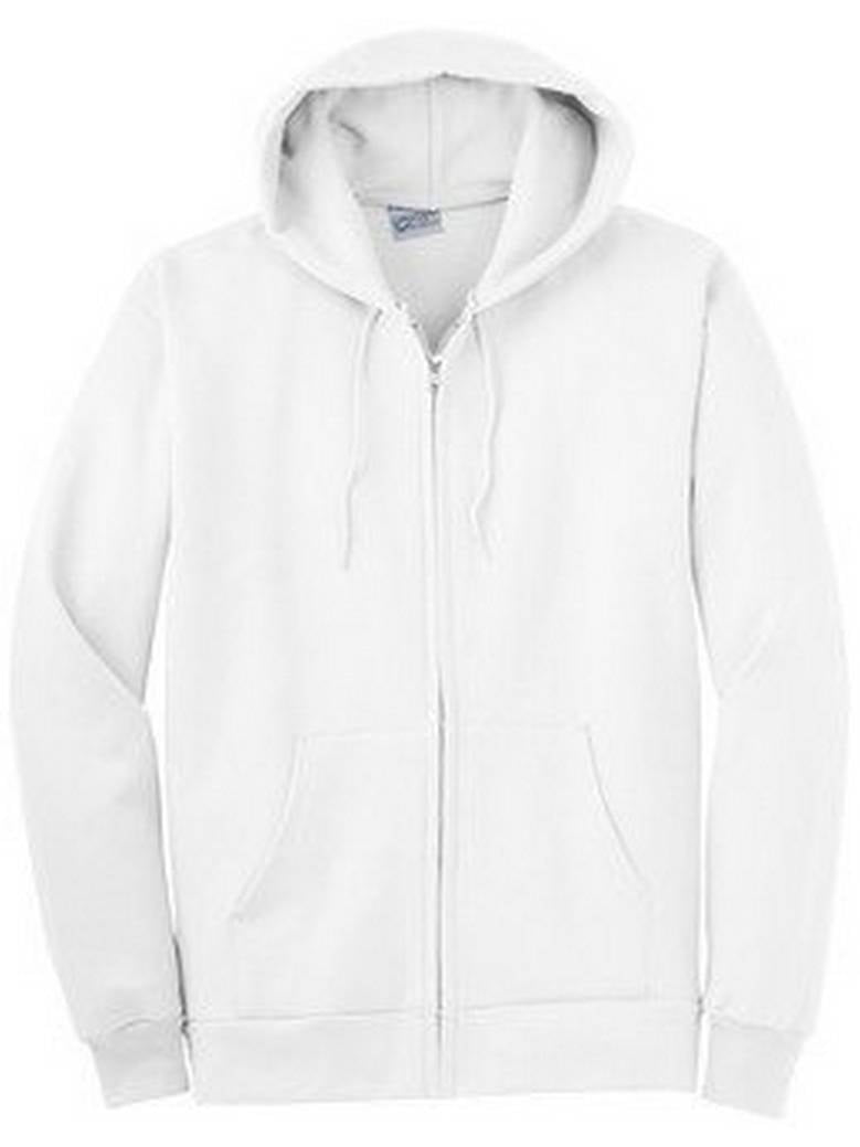 white zipper sweater