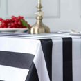 thumbnail image 6 of Efavormart 90"x156" Black & White Stripe Satin Rectangle Tablecloth Seamless Tablecloth For Wedding Party Event, 6 of 11