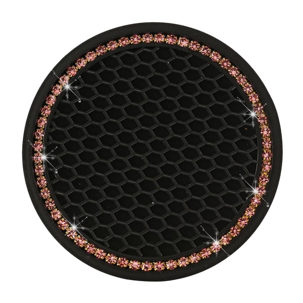 Bling bujías de encendido de Montaña Rusa coche accesorios para Auto Cristal rosa negro