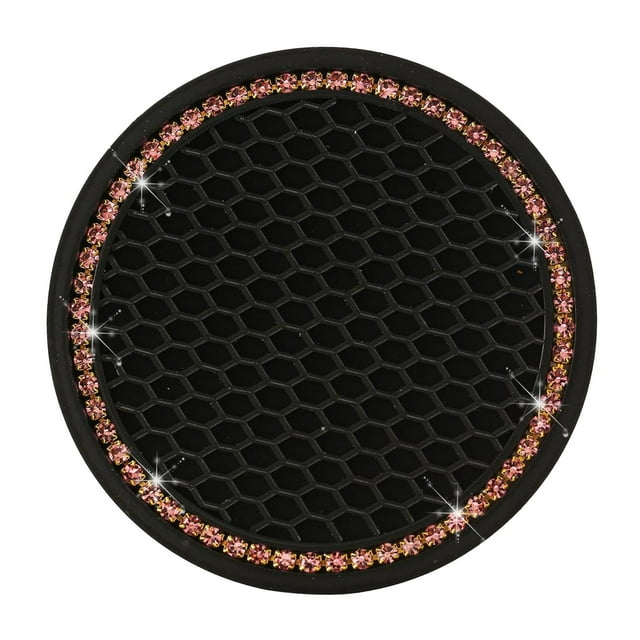 Bling Décor Cristal Voiture Porte-Gobelet Insert Tasse Mat, Cristal