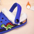 thumbnail image 4 of Cdudpw Kids Slippers for Boys and Girls – Cozy Slip-On Shoes with Faux Lining, Cushioned Memory Foam Comfort(W243-Dark Blue), 4 of 7