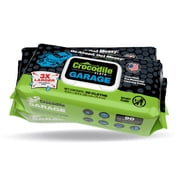 Crocodile Cloth Large Garage Cleaning Wipes, 90 Count, 10x15 Inches, For Interior & Degreasing