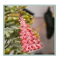 thumbnail image 6 of Polymer Candy Trees, Red and White Peppermint Swirl, Holiday Decor, Glossy Finish, Home Display, 6 of 6