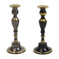 thumbnail image 1 of Par de Candelabros Ectoria de Latón Negro, 1 of 1