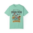 thumbnail image 2 of Boho Style Flowers Comfort Colors Unisex Cotton Short Sleeve Shirt, S - 4XL, 2 of 4