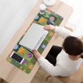 thumbnail image 3 of Long Mouse Pads for Desk,Pioneer Flower Floral Print Pattern Desk Mats on Top Of Desks, Desk Mouse Pad Extra Large with 3mm Non-Slip Base and Stitched Edge for Gaming,Office,Work,Home 31.5"x11.8", 3 of 6