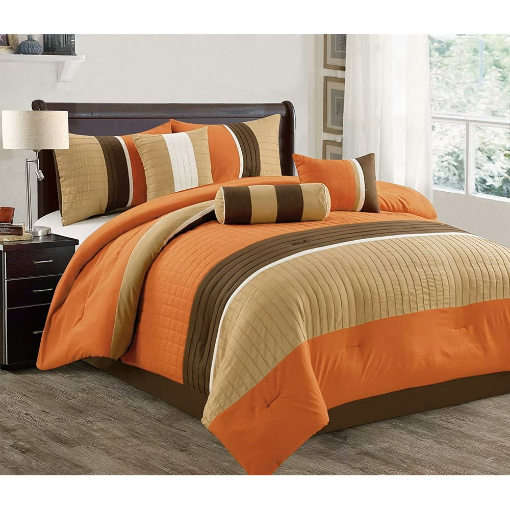 HGMart Bedding Comforter Set Bed In A Bag 7 Piece Luxury Microfiber
