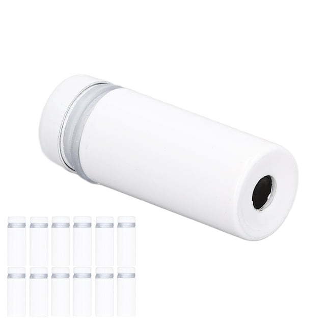 12Pcs Standoff Vis en Acier Inoxydable Mur Signe Matériel Publicitaire Clou pour Acrylique 12x30mm