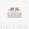 thumbnail image 4 of Inktastic I Love My Frenchies Girls Toddler Dress, 4 of 5