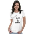 thumbnail image 4 of Enjoy Moment Cute Inspirational Womens Fitted Plus Size Graphic Tee Brisco Brands 2X, 4 of 5