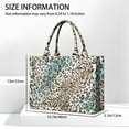 thumbnail image 3 of Large Capacity Tote Bag,Leopard and Tiger Pattern Handbag Fashion Luxury Tote Bag,15.7"x13"x 5.1" Inches,Laptop Compatible, 3 of 6