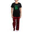 thumbnail image 4 of CafePress - Lucky Women's Dark Pajamas - Women's Short Sleeve Print T-Shirt and Pants Dark Cotton Pajama Set, 4 of 7
