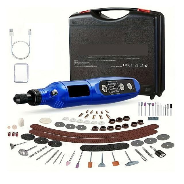 USB Cordless Rotary Tool Kit Woodworking Engraving Pen DIY For Jewelry Metal Glass Mini Wireless Drill ,Compact and Lightweight Portable