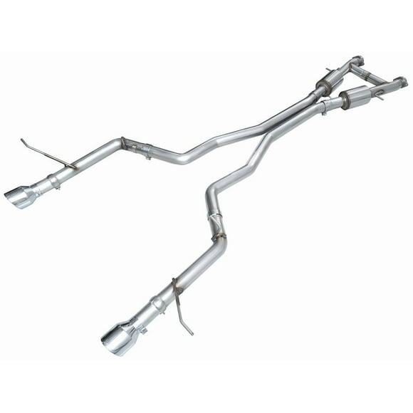 Fits 2011-2024 Dodge Durango AWE Tuning Exhaust System Kit 3020-32575 Track Edition Cat-Back System; Stainless Steel; With Mufflers; Dual Exhaust With Dual Outlet; Rear Exit; Chrome Silver Tips