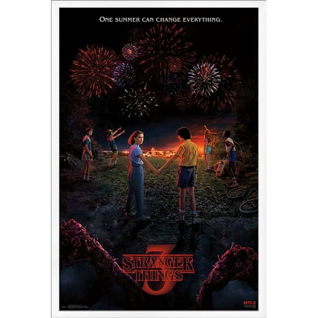 Netflix Stranger Things Season 3 Key Art Poster Walmart Com