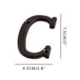 thumbnail image 6 of 3 Inch Black Metal Letters, Modern Metal House Numbers, Black Door Numbers, Outdoor Mailbox Numbers, Metal Black House Address Letters and Numbers for House Office Apartment Outside, 6 of 6
