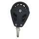 thumbnail image 5 of Rueda de polea de cable de acero inoxidable de nailon con cojinete interior práctico y suave y silencioso. Negro, 5 of 9