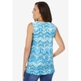 thumbnail image 2 of Woman Within Plus Size Swing Square Neck Pocket Tunic, 2 of 6