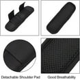 thumbnail image 3 of 2 Pcs Shoulder Strap Pad Black Detachable Backpack Shoulder Pad Removable Air Cushion Pad for Shoulder Bags Guitar Pad Shoulder Strap Pad Relieve Shoulder DIY, 3 of 6