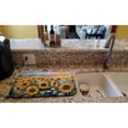 thumbnail image 2 of Carolines Treasures DAC1617DDM 21 x 14 in. Sunflowers in Watercolor Dish Drying Mat, 2 of 5