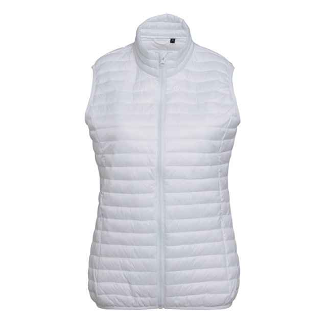 2786 - Chaleco acolchado modelo Tribe Fineline para mujer (Blanco) 2786 UTRW5017_white