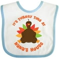 thumbnail image 3 of Inktastic Thanksgiving Turkey Nana Boys or Girls Baby Bib, 3 of 4