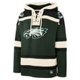 thumbnail image 2 of Men's '47 Midnight Green Philadelphia Eagles Superior Lacer Pullover Hoodie, 2 of 3
