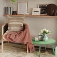 thumbnail image 6 of 27.5 '' Outdoor Round Steel Coffee Table, Weather Resistant, Anti-Rust Side Table, Green, 6 of 7