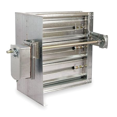 - DAYTON 3HGG5 Square Smoke Damper,23-3/4 In. H
