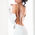 thumbnail image 4 of 8 Sheets Tattoo Sticker 3D Butterfly Flower Temporary Tattoo Body Sticker, 4 of 10