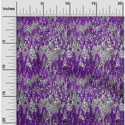 oneOone Georgette Viscose Purple Fabric Animal Skin Fabric For Sewing Printed Craft Fabric By The Yard 42 Inch Wide-KB5