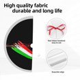 thumbnail image 5 of Italian Flag And Football Christmas Tree Skirt Tassel Lace for Xmas Ornaments Decoration 48", 5 of 6
