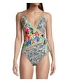 thumbnail image 2 of Johnny Was Zebra Wrap One Piece Multi XS, 2 of 2