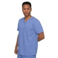 thumbnail image 4 of Healing Hands Blue Label Men's James 1-Pocket Scrub Top, 4 of 6