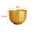 thumbnail image 5 of GROWTH TANK 5xCornucopia Feng Shui Chinese Character Fortune for Good Luck Wealth Success, 5 of 5