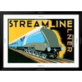thumbnail image 5 of Art.com Streamline Train Art Print by Brian James, Black Frame Wall Art, 44" x 32", 5 of 5