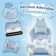 thumbnail image 5 of Waleaf Gaming Chair with Cat Paw Lumbar Cushion and Cat Ears for Girls, Reclining Office Computer Chair with Footrest for Adults, Teens, 5 of 6