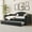 Black, variant on Harper & Bright Designs Twin Size Tufted Upholstered Daybed with Trundle, Twin Velvet Sofabed with USB & Charging Ports, Pink