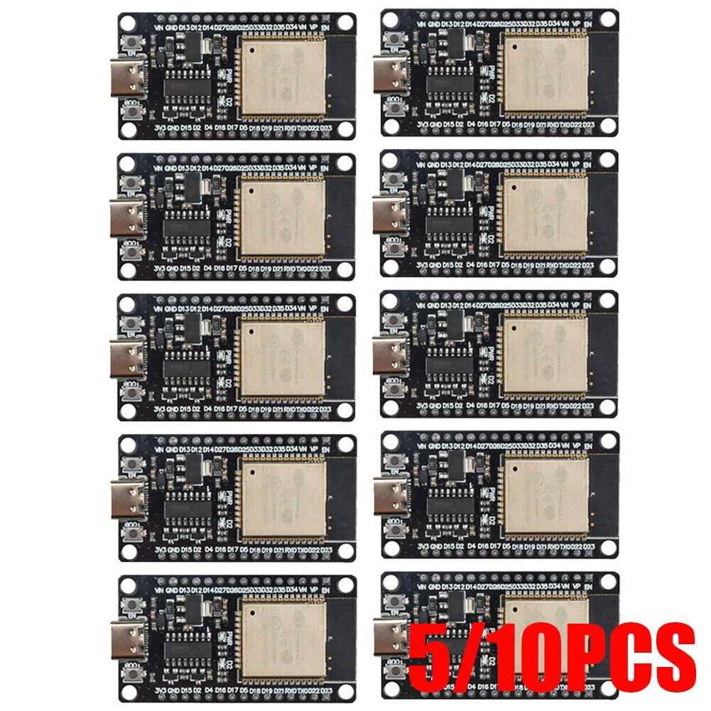 5/10PC ESP32 CH340C Development Board Wifi+Bluetooth Ultra Low Power Core Type-C US