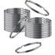 thumbnail image 2 of Llavero de punto, llavero de hierro, llavero de metal de acero inoxidable 304, anillo plano, apertura, anillo redondo, 2 of 2