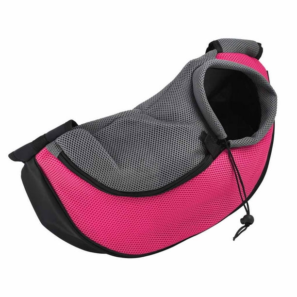 Billuyoard Mochila cómoda para perros y gatos, bolsa de viaje para perros y cachorros Suministros para perros rosa L
