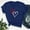Gray, variant on Itsame Valentine's Day T-Shirt Womens Heart Printed Short Sleeved Tops Round Neck T Shirt White Size M