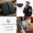 thumbnail image 5 of Wallet Case for Samsung Galaxy S23 5G,Magnetic Protect PU Leather Flip Case with Card Holders RFID Blocking Kickstand Shockproof Protection Case for Samsung Galaxy S23 5G 2023 (Black), 5 of 9