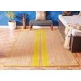 thumbnail image 3 of Chouhan Rugs Natural Jute Yellow Lined Rug Bohemian Rug Decor Rug Handwoven Rug Custom Rug Decorative Rug, 3 of 8