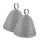 thumbnail image 2 of Gorro de Sauna Zulema 2 Piezas Gris para Hombres y Mujeres, 2 of 8