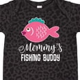 thumbnail image 4 of Inktastic Mommys Fishing Buddy Girls Girls Baby Bodysuit, 4 of 5