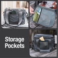 thumbnail image 5 of CleverMade 30 Can Soft-Sided Cooler with Bottle Opener, Gray, 5 of 6