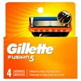 thumbnail image 2 of Gillette Fusion5 Razor Refills for Men Razor Cartridges, Lubrication Strip, Precision Trimmer for Men, 5-Blade Razor Blades for Close Shave 4ct, 2 of 13